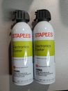 2-Pack, Staples Electronics Duster 10 Oz New