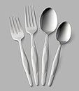 Cutco 1946 4-Piece Stainless Place Setting - Table Fork, Salad Fork, Soup Spoon, Teaspoon