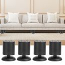 4Pcs Adjustable Thicken Stainless Steel Furniture Cabinet Table Sofa Leg Pad FR