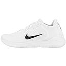 Nike Mens Free Rn 2018 Running Shoe, White/White, 11