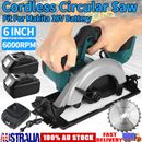 Cordless 6'' 165mm LXT Circular Saw Wood Tile Handheld Saw Battery Charger 18V