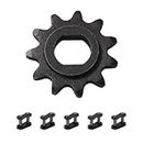 KAMIER 11T Teeth 25H Chain Motor Sprocket with Master Links Replacement for Razor MX650 MX500 SX500 Mcgrath RSF650 Dirt Rocket Bike Kids Electric Scooter Mini Bike Go Kart Cart MY1020 DC Motor Parts