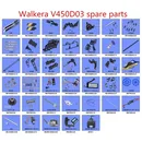 Walkera V450D03 RC Hubschrauber Ersatzteile Propeller Motor Servo Getriebe ESC Empfänger Achse Rotor