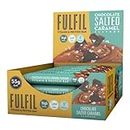 Fulfil Vitamin and Protein Bar (15 x 55 g Bars) — Chocolate Salted Caramel Flavour — 20 g High Protein, 9 Vitamins, Low Sugar