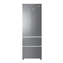 Haier HB20FPAAA - Set di congelatori con french door, 200,5 cm di altezza, 70 cm di larghezza, 339 litri, congelatore da 140 litri, zona di umidità, tecnologia Total No Frost