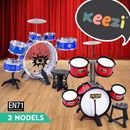 Keezi Kids Drum Set Pretend Play Kit Children Mini Band Play Drums Music Toys