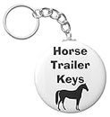 A&T Designs Horse Trailer Keys 2.25” Keychain Transport Horses