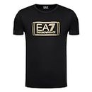 Emporio Armani T-shirt pour homme EA7 6HPT51 PJM9Z, manches courtes, col rond, Noir , XL