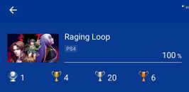 Raging Loop PS4 Platinum Trophées Service Version UE