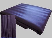 Best deals Purple satin stripe shower curtain new free shipping