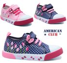 Girls canvas shoes trainers sneakers 8-12UK Real leather insole PUMPS KIDS GIRL!