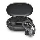 JLab Go Air Sport True Wireless Earbuds - Workout in Ear Earbuds Featuring C3 Clear Calling, Secure Earhook Sport Design, 32+ Hour Bluetooth Playtime, and 3 Eq Sound Settings (Graphite/Black)