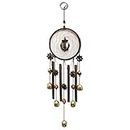 Dream catcher Wind Chime for Outdoor Heart Round Dream Catcher Indoor Metal Bell Windchimes for Home Garden Yard Patio Home Decor (Color : 2)