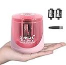 ZMOL Battery Powered Electric Pencil Sharpener,Small Battery Operated Pencil Sharpeners Portable,Fast Sharpen, Suitable for No.2/Colored Pencils(6-8mm), School/Classroom/Office/Home