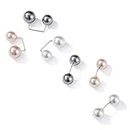 Bhabha Sales® 2 Styles Artificial Pearl Brooch Pins Anti-Exposure Neckline Safety Pins Sweater Shawl Clips for Women Girls Wedding Party Decorations, Dresses Clothing Decoration Accessories (3 pair)