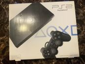 Sony PlayStation 2 New SEALED NTSC SCPH-90001cb Slim Charcoal Black Console