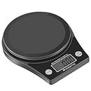 Malama Kitchen Scale, Digital Food Scale High Accuracy Multifunction Cooking Scale with 0.1oz/ 1 g Increment, 11 lb/5 kg Capacity, Black (Batteries Included)