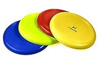 HAMIS Flying Disc, Nylon Flying Disc Set, Frisbee Flying Disc for Outdoor Indoor Fun Sports and Training (Multicolor, Pack of 5)
