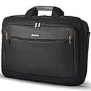 CB CITY BAG 17.3 Inch Laptop Bag Computer Bag for Men & Women, Black Laptop Case Sleeve with Shoulder Strap - Document Handbag Briefcase for Work, Office, Travel, or Business