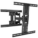 Caprigo Dual Arm TV Wall Mount Bracket for 45 to 75 Inch LED/HD/Smart TV’s, Full Motion Rotatable Universal Heavy Duty TV Wall Mount Stand with Swivel & Tilt Adjustments (M480 - P6)
