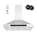 CIARRA Smart Range Hood 30 inch with Voice Control Compatible with Alexa 