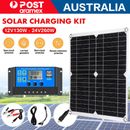 40W Watt Solar Panel Kit Trickle Charger 12V Battery Charger for RV Boat Car HOT