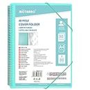 30 Sheets Spiral Project Folder Binder Organizer Multi-Subject Folder Poly Project Organizer Office Notebook for School & Office Supplies (Green)