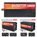 Pure Sine Wave Power Inverter DC 12V to 220V 3000W 4000W 5000W LCD Car Converter