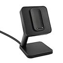 Charger Dock Compatible with Fitbit Luxe/Charge 5/Charge 6 Smartwatch,Comfortable View Angle Charging Stand Base with 3.3 Feet Charger Cable fit for Fitbit Charge 5 Smartwatch