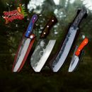 Serbian® Outdoor & Indoor Knife Set 4 pcs Knife Set For Outdoor Camping,