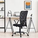 HRG Furniture Black Chair Transteel Hello High Back Mesh Office Adjustable Arm Chair Style 247