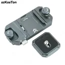 Kamera clip mit Platten kamera Schnell verschluss system für Sony Nikon Fuji DSLR Action Kamera