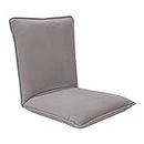 Sundale Folding Floor Chair Gaming Chairs for Adults, Teens, Kids, Adjustable Floor Seat Lounge Chair for Bedroom, 5-Position Comfy Meditation Chair Reading Chair Floor Lounger - Light Grey