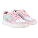 Shoetopia Girls Noni Pink Sneaker - 3 UK (Girls-Noni-Pink)