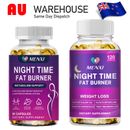 60/120Pcs Night Time Slimming Capsules Burning Fat Weight Loss Management Pills