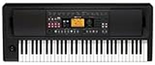 Korg - EK-50L Digital Keyboard with 61 Touch Sensitive Keys - Deluxe Model - Black