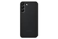 Samsung Original Polycarbonate Back Cover for Galaxy S22 Plus 5G Smart Clear View Polycarbonate Back Cover, Black