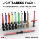 LEGO STAR WARS pack de 20 sabres laser