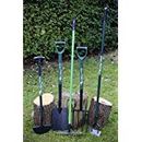 EasyShopping 5 Pieces Carbon Steel Heat Treated Gardening Tool Set 12 Tooth Rake Fork Hoe Spade Edging Iron Builder Equipment Tool Garden Assocceries Complete Heavy Duty Set