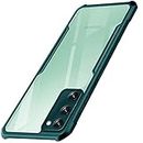 TheGiftKart Crystal Clear Samsung Galaxy S20 FE / S20 FE 5G Back Cover Case |360 Degree Protection Shock Proof Design |Transparent Back Cover for Samsung Galaxy S20 FE/S20 FE 5G (TPU,PC|Green Bumper)