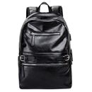 Mens Backpack Leather Business Travel Bag Laptop School Bag Rucksacks