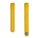 Loom Tree Silicone Soft Adjustable Replacement Wrist Watch Band For Fitbit Alta Yellow