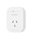Belkin Connect 1-Outlet Surge Protector Power Strip for Home, Office, Travel, Computer Desktop, Laptop, Phone Charger, Home Entertainment System, Home Office, Appliances - 1,800 Joules of Protection