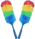Tockrop 2 Pack Upgrade 19” Static Duster Beandable and Washable - More Fibers Bigger Head Less Loss of Fiber Duster