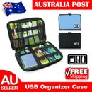Electronic Travel Accessories Cable Organizer Pouch Storage Bag Cases Charger