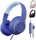 Concerto Kids Headphones, Wired Headphones for Kids over Ear with Microphone,...