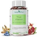 Neuherbs Multivitamin | True Vitamin For Men And Women With Antioxidant & Herbs Blend Vitamin C, D3, Zinc,Vitamin, Ginseng Extract For Energy, Stamina & Immunity 60 Multivitamin Tablets
