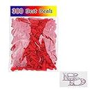 (300 pack, Red) - Water Balloons 300 Pack Red - Use as Water Bombs - Great Outdoor Water Sports Fun for Kids and (Grand)Parents - Fill the Balloons with Water and Throw them or use for Decoration - Valentine Decoration