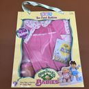 Cabbage Patch Kids Babies Too Cute! Fashion Clothes Bottle Book Set  New Vintage