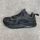Nike Boys Air Max 200 AT5628-001 Black Lace Up Low Top Sneaker Shoes Size 2Y